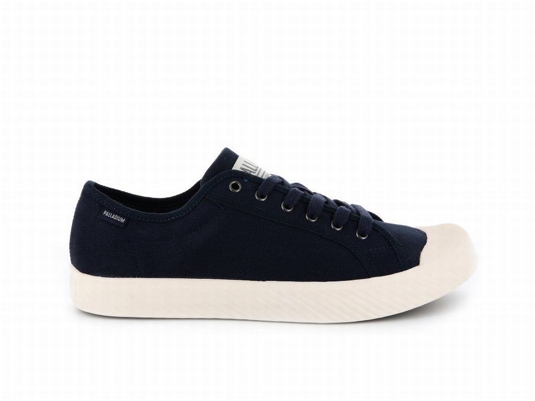 Palladium Pallaphoenix Og Canvas Men's Low Top Sneakers Indigo (YUXC50892)